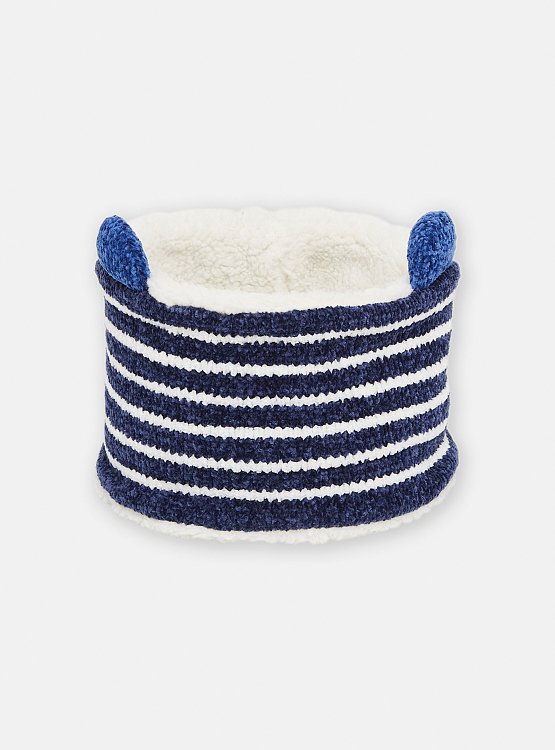 Βρεφικό Κασκόλ για Αγόρια Blue Stripes ΜΠΛΕ