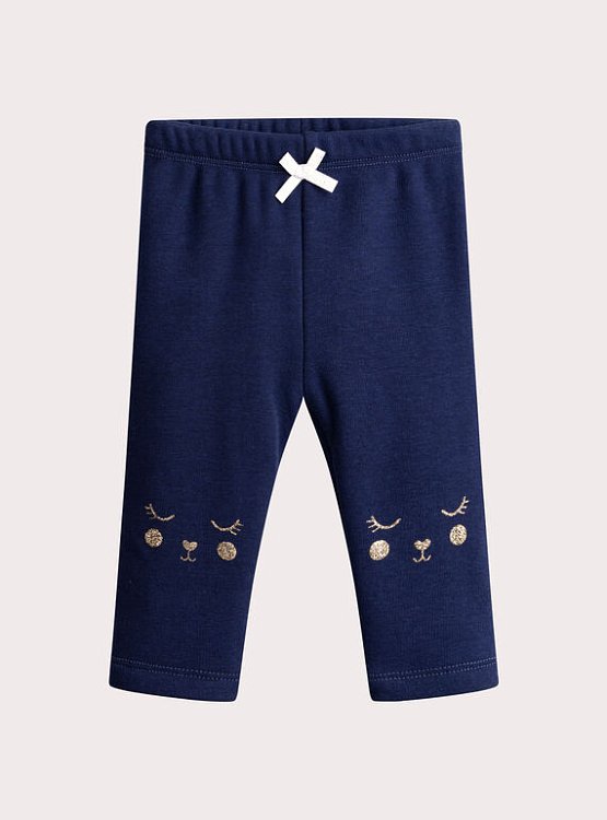 DPAM Βρεφικό Παντελόνι για Κορίτσια Comfort Pants ΜΠΛΕ