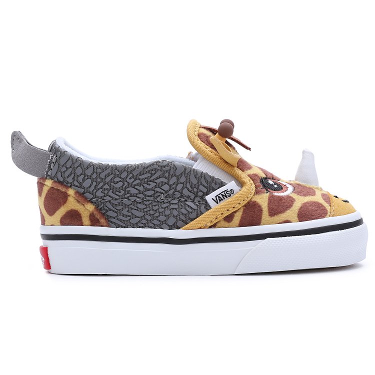 Βρεφικά Sneakers Παπούτσια Vans Slip-On Rinoceraffe ΚΙΤΡΙΝΟ