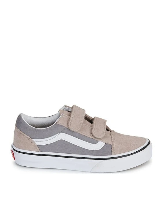 VANS Παιδικά Παπούτσια Vans Old Skool V Grey (Μεγέθη 27-34) ΓΚΡΙ