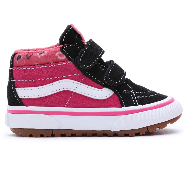 Βρεφικά Sneakers Παπούτσια Vans Sk-8 Mid Reissue V Mte Black/Pink ΡΟΖ - VANS - 