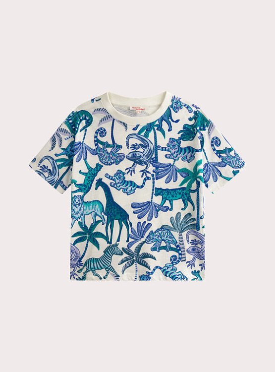 DPAM Παιδική Μπλούζα για Αγόρια Blue Jungle ΜΠΕΖ