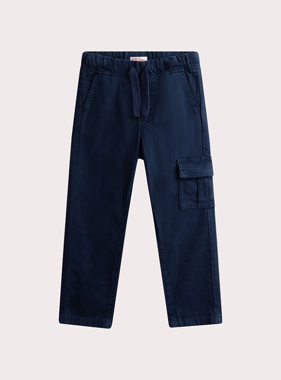 DPAM Παιδικό Παντελόνι για Αγόρια Navy Cargo Look ΜΠΛΕ