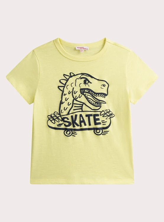 Παιδική Μπλούζα για Αγόρια Yellow Skate ΚΙΤΡΙΝΟ - DPAM - 