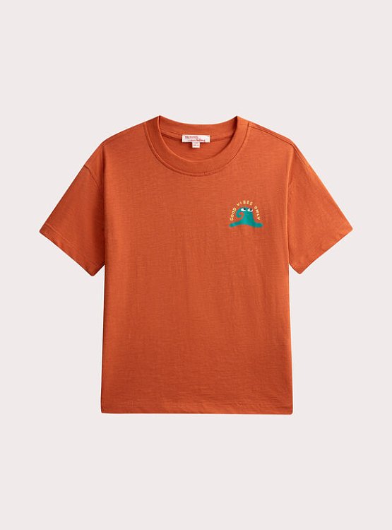 DPAM Παιδική Μπλούζα για Αγόρια Orange Vibes ΠΟΡΤΟΚΑΛΙ