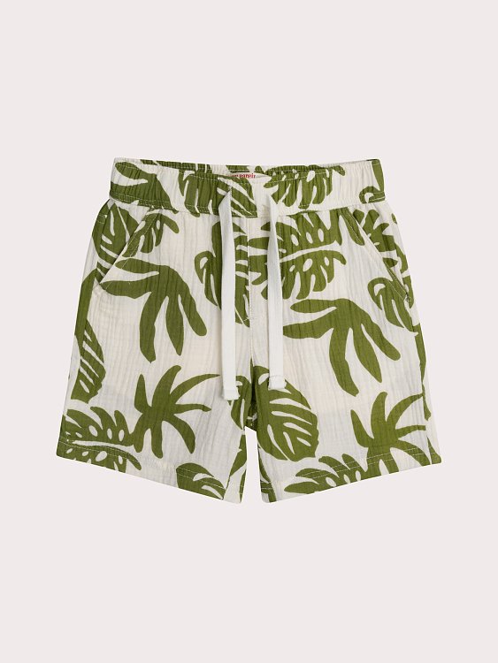 DPAM Παιδική Βερμούδα για Αγόρια Airy Jungle ΛΕΥΚΟ