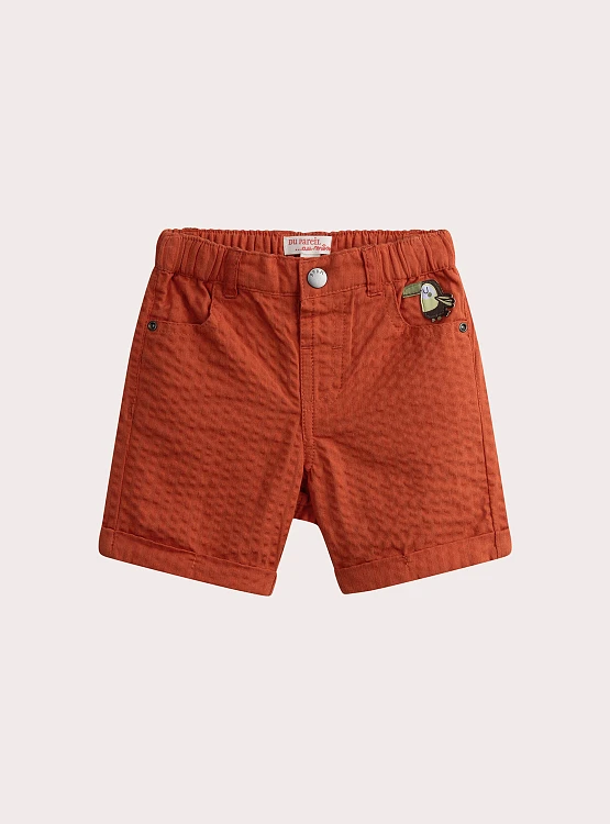 DPAM Βρεφική Βερμούδα για Αγόρια Burnt Orange Toucan ΠΟΡΤΟΚΑΛΙ