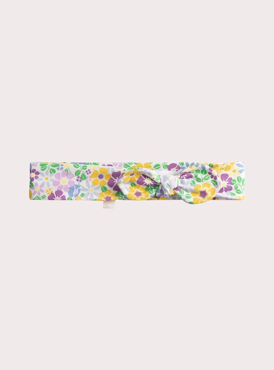 DPAM Βρεφική Κορδέλα για Κορίτσια Flower Paradise ΛΕΥΚΟ