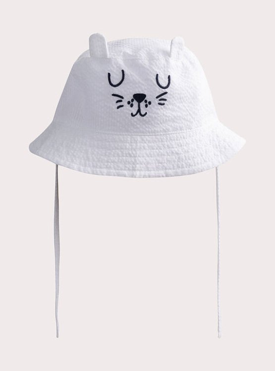 DPAM Βρεφικό Καπέλο Cute White ΚΑΦΕ