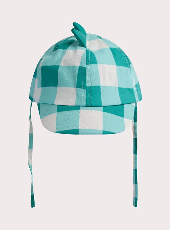 DPAM Βρεφικό Καπέλο για Αγόρια Turquoise Plaid ΤΥΡΚΟΥΑΖ