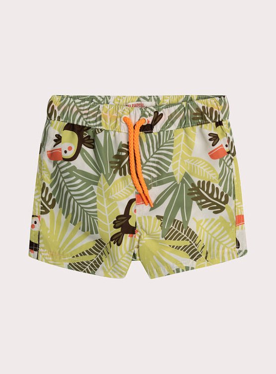 DPAM Βρεφικό Μαγιό για Αγόρια Toucan Print ΛΕΥΚΟ