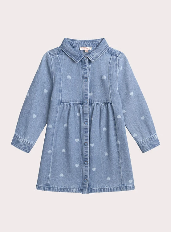 Παιδικό Φόρεμα για Κορίτσια Denim Hearts ΜΠΛΕ - DPAM - 