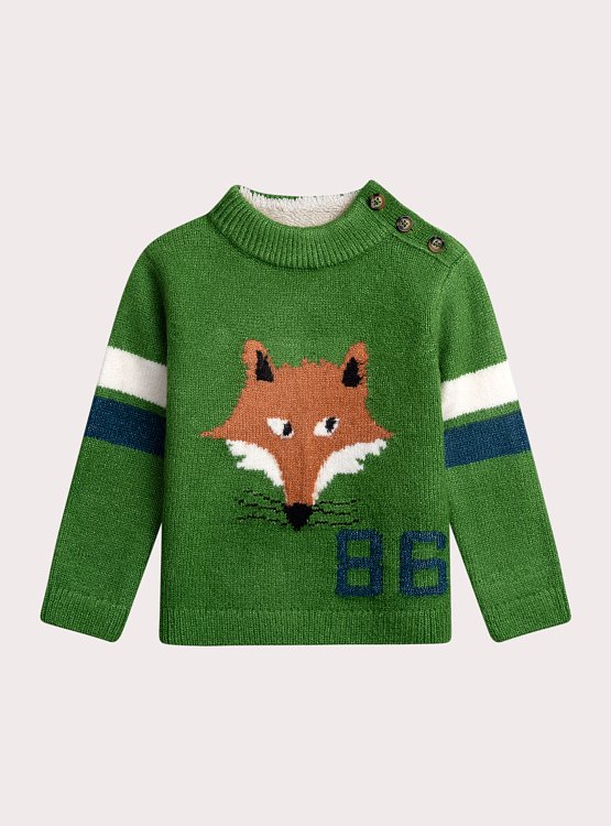 Παιδικό Πουλόβερ για Αγόρια Green Fox ΠΡΑΣΙΝΟ