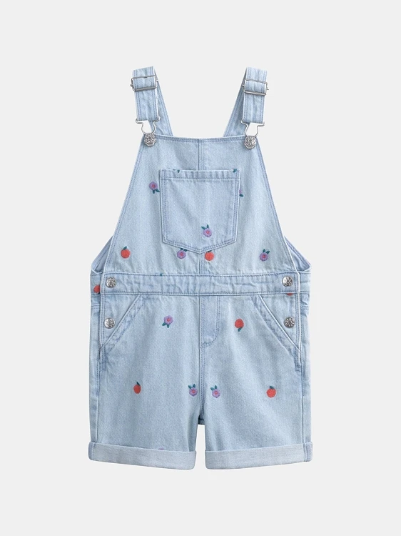 Παιδική Σαλοπέτα για Κορίτσια Denim Fruits ΜΠΛΕ - DPAM - 