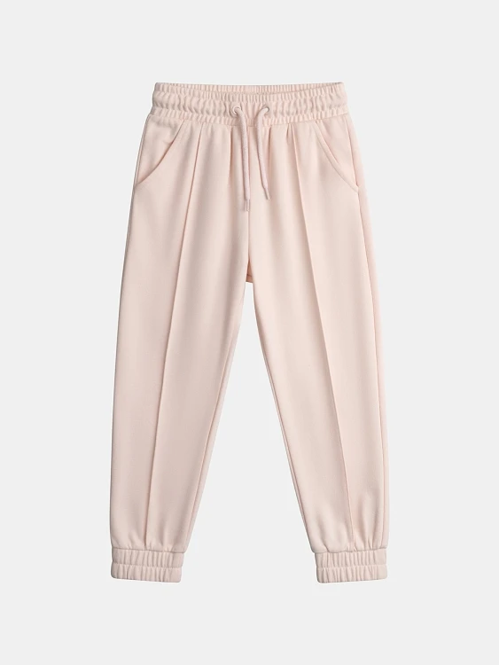 DPAM Παιδικό Παντελόνι Φόρμας για Κορίτσια Baby Pink Joggers ΛΕΥΚΟ