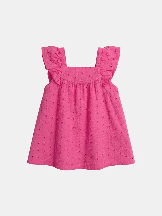 Βρεφικό Φόρεμα για Κορίτσια Hot Pink ΡΟΖ - DPAM - 
