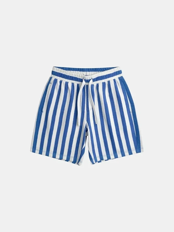Παιδικό Σορτς για Αγόρια Summer Stripes ΜΠΛΕ - DPAM - 