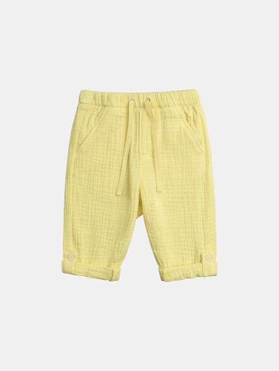 Βρεφικό Παντελόνι για Αγόρια Yellow Cotton ΚΙΤΡΙΝΟ