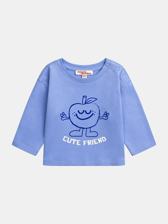 Βρεφική Μπλούζα για Αγόρια Cute Friend ΜΠΛΕ - DPAM - 