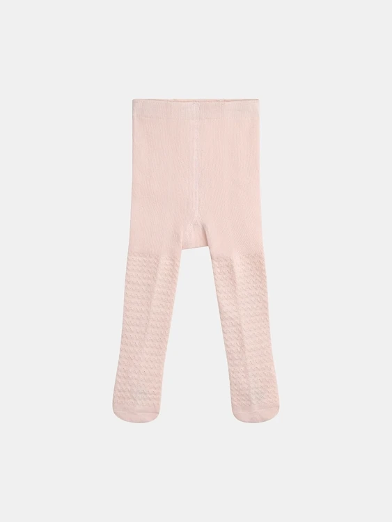 Βρεφικό Καλσόν για Κορίτσια Pink Pointelle ΡΟΖ - DPAM - 