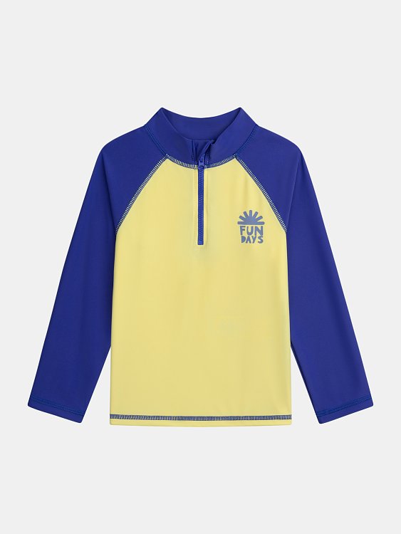 Παιδική Αντηλιακή Μπλούζα για Αγόρια Yellow/Blue Days ΚΙΤΡΙΝΟ - DPAM - 