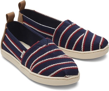 Παιδικά Παπούτσια TOMS για Αγόρια Navy Stripes