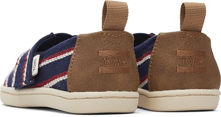 Βρεφικά Παπούτσια TOMS για Αγόρια Navy Stripes