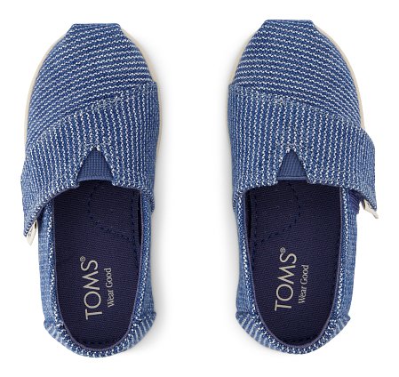 Βρεφικές Εσπαντρίγιες Toms Blue Stripes (Μεγέθη 19,5-28,5)