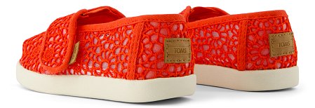Βρεφικές Εσπαντρίγιες Toms για Κορίτσια Flame Moroccan Crochet (Μεγέθη 21-28,5)