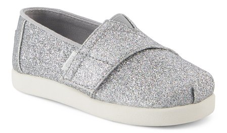 Βρεφικές Εσπαντρίγιες Toms για Κορίτσια Silver Iridescent Glimmer (Μεγέθη 19,5-28,5)