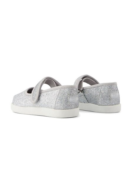 Βρεφικά Παπούτσια Toms Mary Jane για Κορίτσια Siver Glamour (Μεγέθη 19,5-28,5)