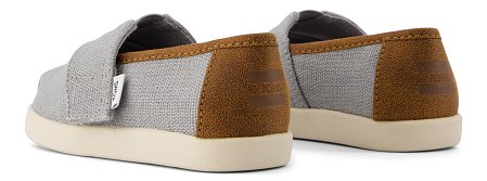 Βρεφικές Εσπαντρίγιες Toms για Αγόρια Grey/Brown (Μεγέθη 19,5-28,5)