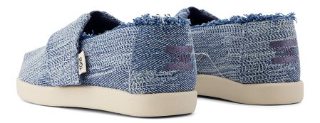 Βρεφικές Εσπαντρίγιες Toms για Κορίτσια Dark Sky Textured Denim (Μεγέθη 21-28,5)