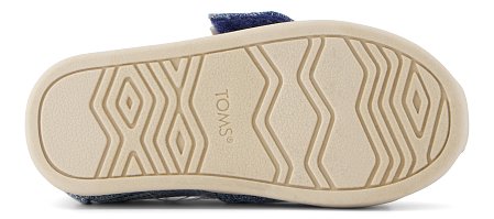 Βρεφικές Εσπαντρίγιες Toms για Κορίτσια Dark Sky Textured Denim (Μεγέθη 21-28,5)