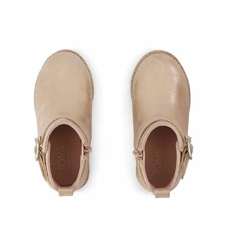 Βρεφικά Μποτάκια για Κορίτσια Toms Seashell Metallic Mia Toddler Boots