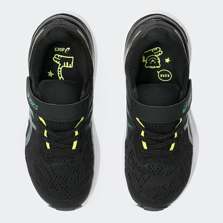 Παιδικά Παπούτσια Asics Patriot 13 για Αγόρια Black/Jasper Green (Μεγέθη 28,5-35)