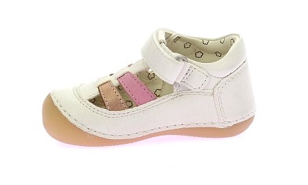 Βρεφικά Παπούτσια Kickers Sushy για Κορίτσια White/Pink (Μεγέθη 18-22)