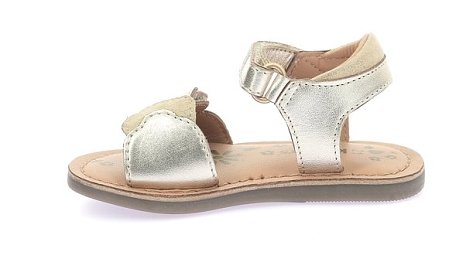 Παιδικά Πέδιλα Kickers Dyastar για Κορίτσια Silver/Gold (Μεγέθη 22-34)