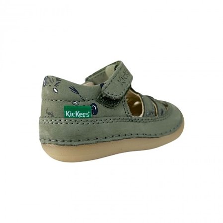 Βρεφικά Παπούτσια Kickers Sushy για Αγόρια Chaki Zebra (Μεγέθη 18-22)