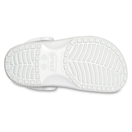 Crocs Crocband Βρεφικά Σαμπό Λευκά