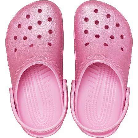 Παιδικά Σαμπό Crocs Classic Clog για Κορίτσια Pink Tweed Glitter (Μεγέθη 28-34)