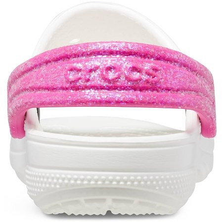 Crocs Crocband Παιδικά Σανδάλια για Κορίτσια White Butterfly (Μεγέθη 19-28)