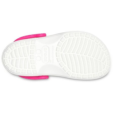 Crocs Crocband Παιδικά Σανδάλια για Κορίτσια White Butterfly (Μεγέθη 19-28)