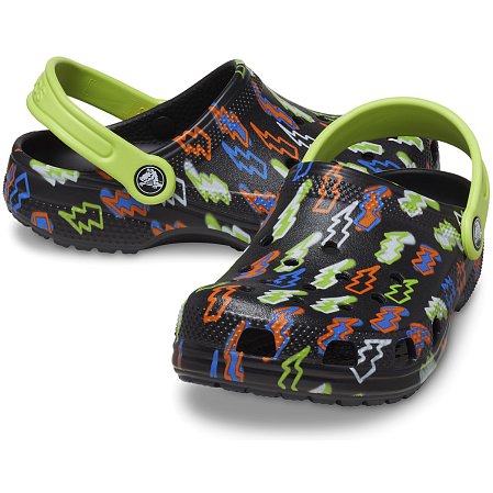 Crocs Crocband Παιδικά Σαμπό Black Lightning