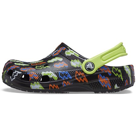 Crocs Crocband Παιδικά Σαμπό Black Lightning
