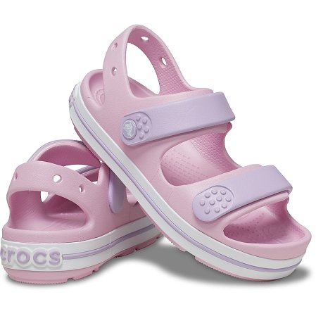 Crocs Crocband Παιδικά Σανδάλια για Κορίτσια Pink (Μεγέθη 28-35)