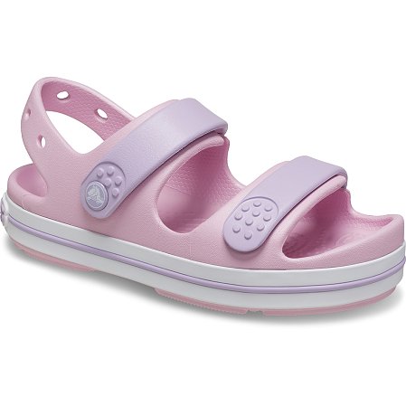 Crocs Crocband Παιδικά Σανδάλια για Κορίτσια Pink (Μεγέθη 28-35)