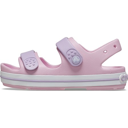 Crocs Crocband Παιδικά Σανδάλια για Κορίτσια Pink (Μεγέθη 28-35)