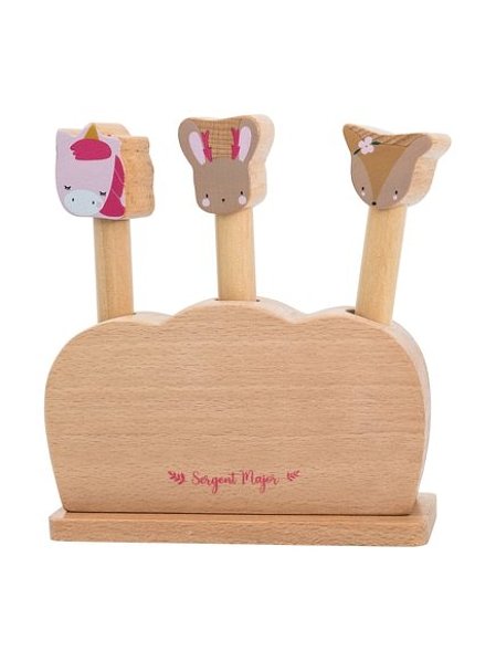 ΠΑΙΔΙΚΟ ΞΥΛΙΝΟ ΠΑΙΧΝΙΔΙ SERGENT MAJOR ΓΙΑ ΚΟΡΙΤΣΙΑ