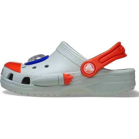 Βρεφικά Σαμπό Crocs Classic Clog για Αγόρια Blue Rocket Ship (Μεγέθη 20-28)